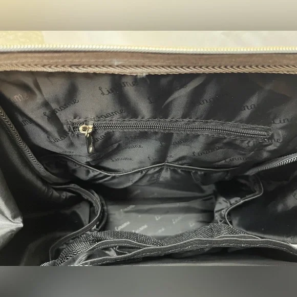 Liname Diaper Bag Backpack Gray Adjustable Straps Pre-owned - Picture 7 of 10